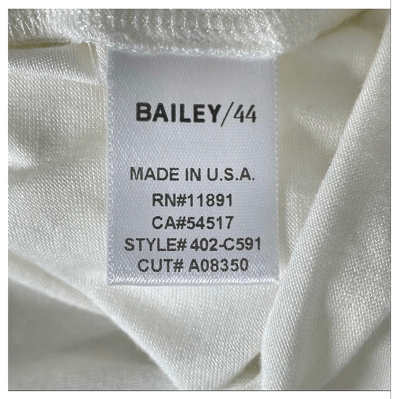 BAILEY/44 Phlox Eyelet Peasant Top – Black Floral Embroidery – Size M - Picture 7 of 8